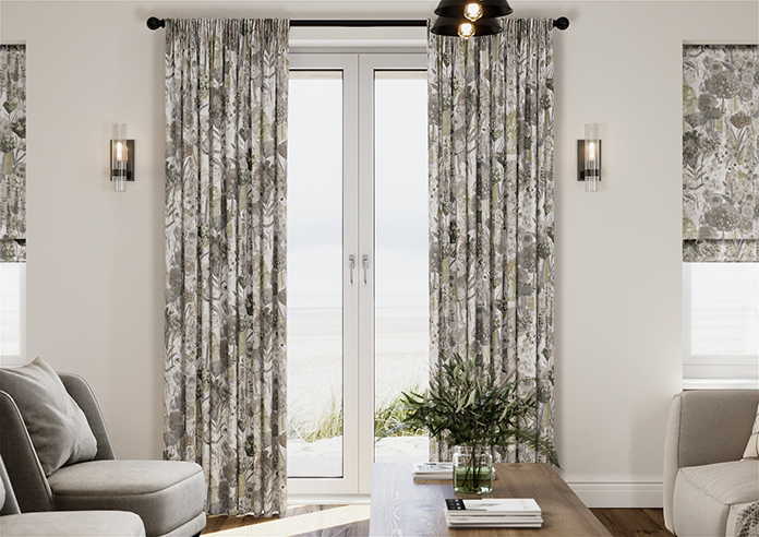 Wildflowers, Natural - Made to Measure Curtains - Image 3